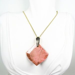 KENDRA SCOTT Aislinn Gold Rhodonite Necklace